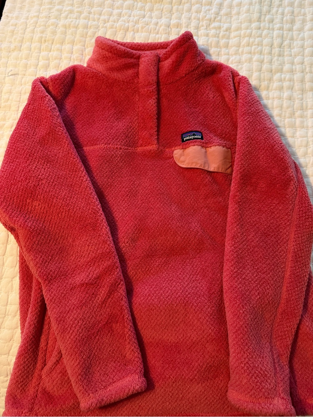 Patagonia Girls Pink Fleece Pullover